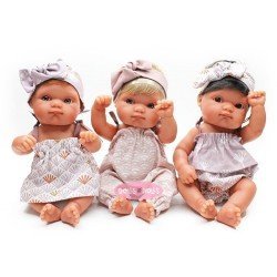 Muñecas Antonio Juan 21 cm - Mufly (Set D con 3 muñecas) 