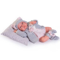 Muñeca Antonio Juan 40 cm - Nacida gris