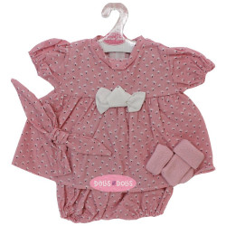 Ropa para muñecos Antonio Juan 52 cm - Colección Mi Primer Reborn - Conjunto rosa