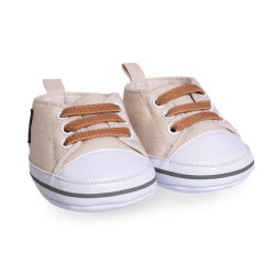 Complementos para muñecas Antonio Juan 40-52 cm - Zapatillas beige con estrella verde