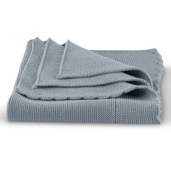 Complementos para muñecas Así - Toquilla de punto Links Onda azul