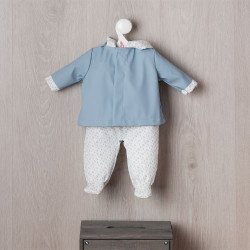 Ropa para Muñecas Así 46 cm - Conjunto chubasquero azul para muñeco Leo