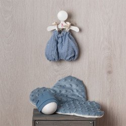 Ropa para Muñecas Así 28 cm - Pelele azul con cojín nube azul para muñeca Gordi