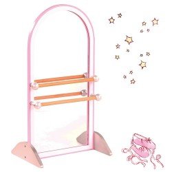 Complementos para muñeca Götz 45-50 cm - Espejo con barra de ballet