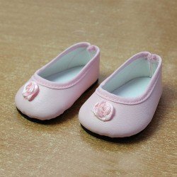 Complementos para muñecas Paola Reina 60 cm - Las Reinas - Zapatos rosas con flor