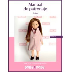 Patrón descargable Dolls And Dolls para muñecas Las Amigas - Abrigo