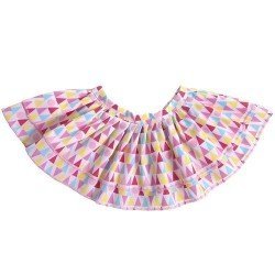 Ropa para muñecas Rubens Barn 36 cm - Ropa para Rubens Ark y Kids - Falda geométrica