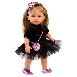 Muñeca Llorens 35 cm - Elena con vestido negro