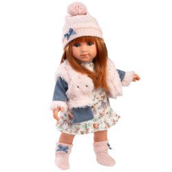 Muñeca Llorens 35 cm - Nicole con vestido de hadas y chaleco