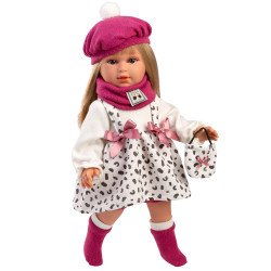 Muñeca Llorens 40 cm - Carla con conjunto francés
