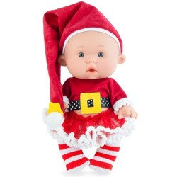 Muñeca Marina & Pau 26 cm - Nenotes Christmas Edition - Niña Noel