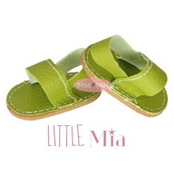 Complementos para muñecas Nines d'Onil 23 cm - Little Mia - Sandalias verdes