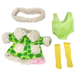 Ropa para Muñecas Nines d'Onil 30 cm - Pippa - Conjunto invernal verde