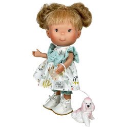 Muñeca Nines d'Onil 30 cm - Pippa Menta con mascota