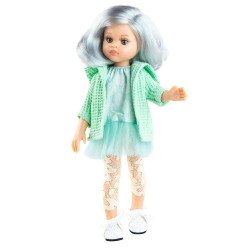 Muñeca Paola Reina 32 cm - Las Amigas Funky - Kira con conjunto verde
