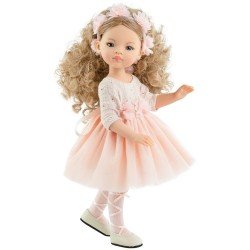 Muñeca Paola Reina 32 cm - Las Amigas Articuladas - Rebeca bailarina