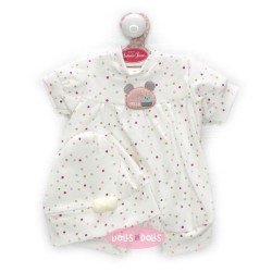 Ropa para muñecos Antonio Juan 40-42 cm - Pijama de lunares de colores