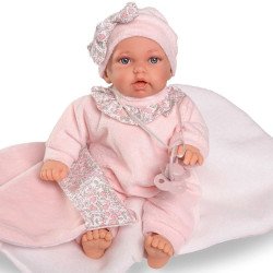Muñeca Antonio Juan 27 cm - Petit blandito con saquito de dormir