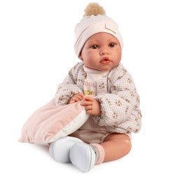 Muñeca Antonio Juan 40 cm - Recién Nacida Erika con bómber