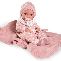 Muñeca Antonio Juan 42 cm - Recién Nacida Erika con toquilla