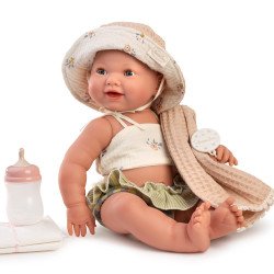 Muñeca Antonio Juan 42 cm - Recién nacida Mia Pipí playera