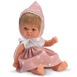 Muñeco Así 20 cm - Bomboncín con vestido de la Colección Margaritas