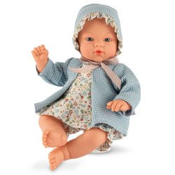 Muñeco Así 36 cm - Koke con camisa, pololo y capota celestes