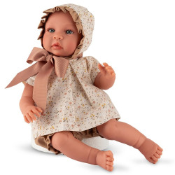 Muñeca Así 46 cm - Leo con vestido de la Colección Teresa