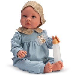 Muñeco Así 46 cm - Leo con pijama azul con antifaz