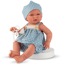 Muñeca Así 43 cm - María con conjunto de la Colección Noel con corona