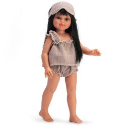 Muñeca Así 40 cm - Sabrina con pijama de la Colección Nude