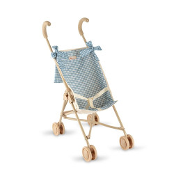 Complementos muñecas Así - Así Dreams - Colección Noel - Silla de paseo con bolsa (altura manillar 62 cm)