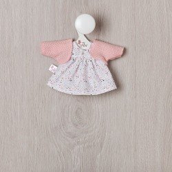 Ropa para Muñecas Así 20 cm - Vestido estampado con chaqueta rosa para muñeca Cheni