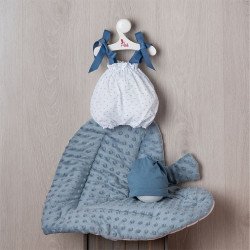 Ropa para Muñecas Así 43 cm - Pelele plumeti y cojín hoja para muñeco Pablo