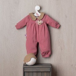 Ropa para Muñecas Así 46 cm - Pijama rosa con antifaz para muñeco Leo