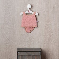 Ropa para Muñecas Así 43 cm - Ropa interior de punto rosa para muñecos María y Pablo
