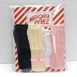 Ropa para muñeca Mariquita Pérez 50 cm - Set de 4 pares de calcetines