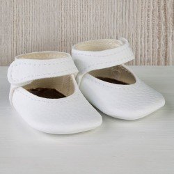 Complementos muñecas Así 43 a 46 cm - Peúcos merceditas blancos para muñecos María, Pablo, Leo, Real Reborn y Serie Limitada