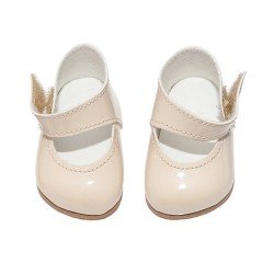 Complementos muñecas Así 36 a 40 cm - Zapatos merceditas beige para muñecos Guille, Koke y Nelly
