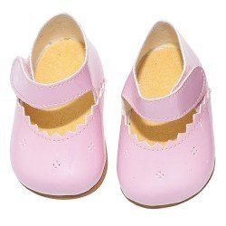 Complementos muñecas Así 43 a 46 cm - Zapatos merceditas rosa para muñecos María, Pablo, Leo y Serie Limitada