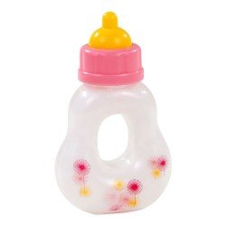 Complementos para muñeco-bebé Götz - Biberón mágico de leche con flores