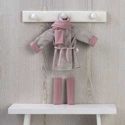 Ropa para Muñecas Así 40 cm - Gabardina, bufanda y leggins para muñeca Sabrina