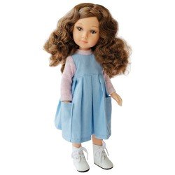 Muñeca Reina del Norte 32 cm - Margo con vestido azul
