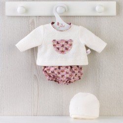 Ropa para Muñecas Así 36 cm - Conjunto de pololo de libélulas y jersey beige para muñeco Koke