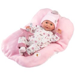 Muñeca Llorens 42 cm - Recién nacida Heidi llorona con pijama espacial