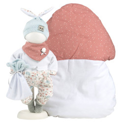 Ropa para Muñecas Llorens 42 cm - Conjunto natural con cojín seta