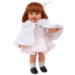 Muñeca Mini Mariquita Pérez 21 cm - Vestido de punto rosa