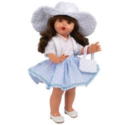 Muñeca Mariquita Pérez 50 cm - Conjunto falda azul