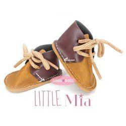 Complementos para muñecas Nines d'Onil 23 cm - Little Mia - Zapatillas marrón-granate