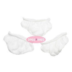 Complementos para muñecas Nines d'Onil 23 cm - Little Mia - Set de tres bragas caladas